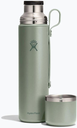 Hydro Flask Flask Чаша Термос Неръждаема Стомана 1.065л Зелен С Дръжка