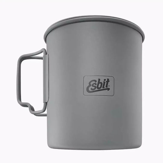 Esbit Becher mit Griff Thermosflasche 750ml Gray mit Stroh und Handgriff
