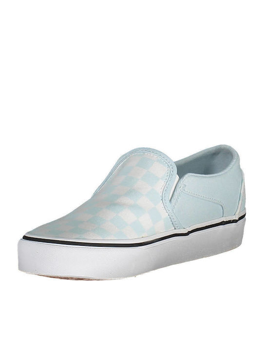 Asher Women's Canvas Slip-Ons Light Blue