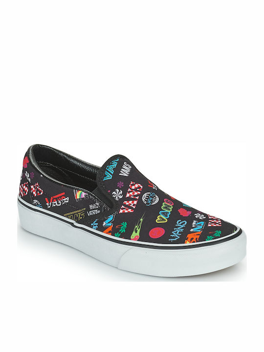 Disruptive Women's Canvas Slip-Ons Black