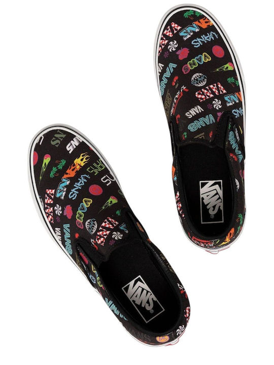 Disruptive Women's Canvas Slip-Ons Black