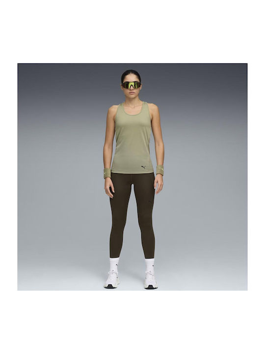 Train Women's Blouse Sleeveless Khaki