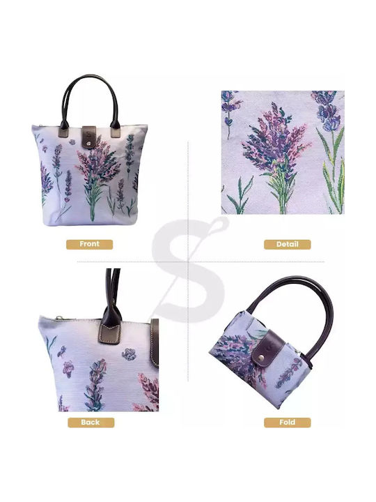 Signare Τσάντα Shopping Πτυσσόμενη Lavender