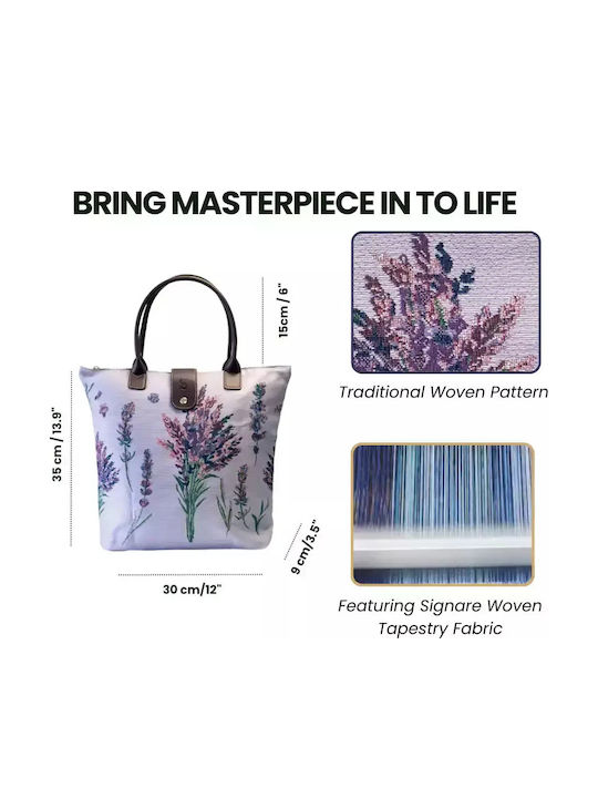 Signare Τσάντα Shopping Πτυσσόμενη Lavender