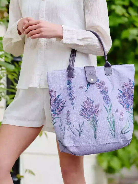 Signare Τσάντα Shopping Πτυσσόμενη Lavender