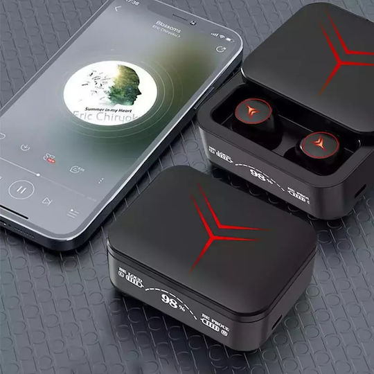 M88 Plus In-ear Bluetooth Handsfree Earphones with Charging Case Black
