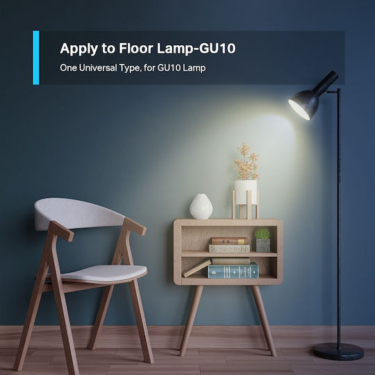 TP-LINK Смарт крушка Tapo L610 v3 LED 2.9W за фасунга GU10 Регулируем бял цвят 350лм Димируем TAPO L610