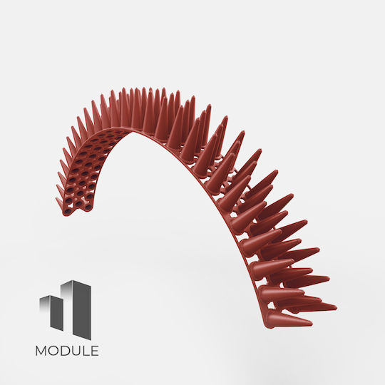 Module Σετ 12 Τμχ Ακίδες Απώθησης Πουλιών / Γατών 0.5x0.05m