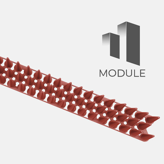Module Σετ 48 Τμχ Ακίδες Απώθησης Πουλιών / Γατών 0.5x0.05m