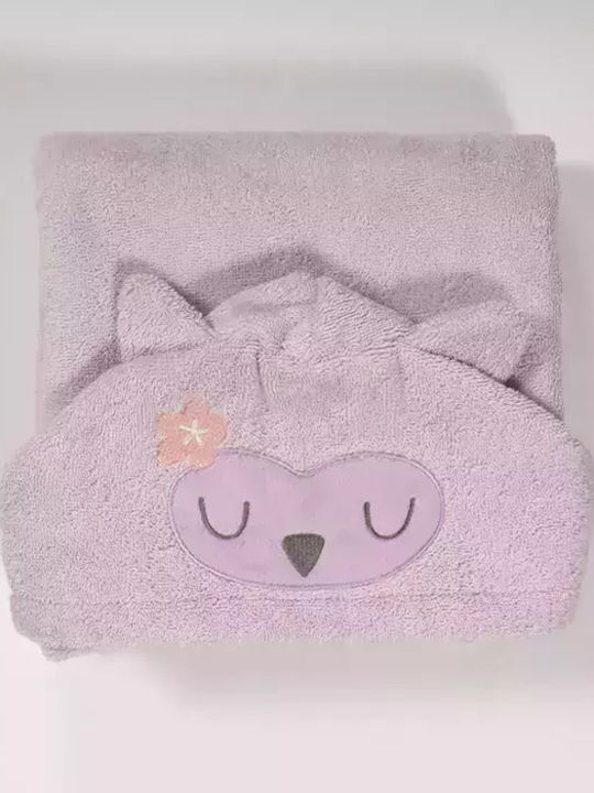 Nef-Nef Homeware Baby-Badetuch mit Kapuzen 70x120cm