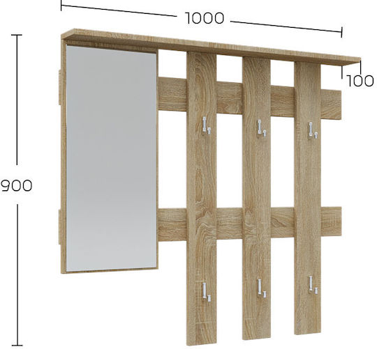 Alphab2b Reno Ορθογώνιος 100x90cm Alphab2b Reno Ορθογώνιος 100x90cm
