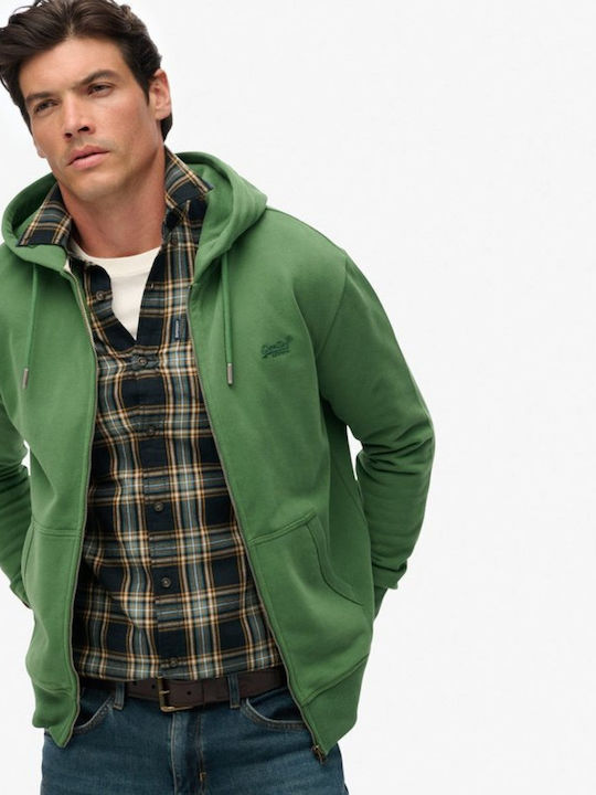 Sweatshirt with Hood Green