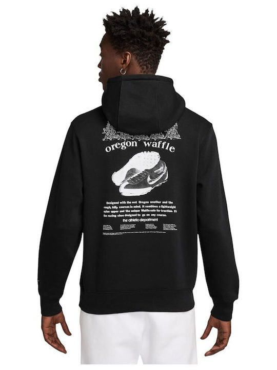 Nike Club Sweatshirt mit Kapuze Schwarz HV1216-010 Skroutz Germany