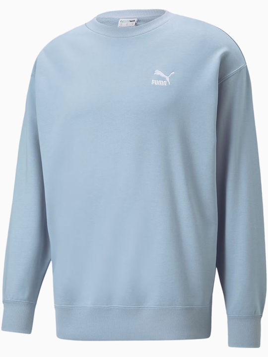 PUMA Ess Logo Sweatshirt Blue Hooded