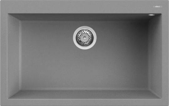 Karag Quadra 130 Ένθετος από Συνθετικό Γρανίτη Μ79xΠ50cm Titanium