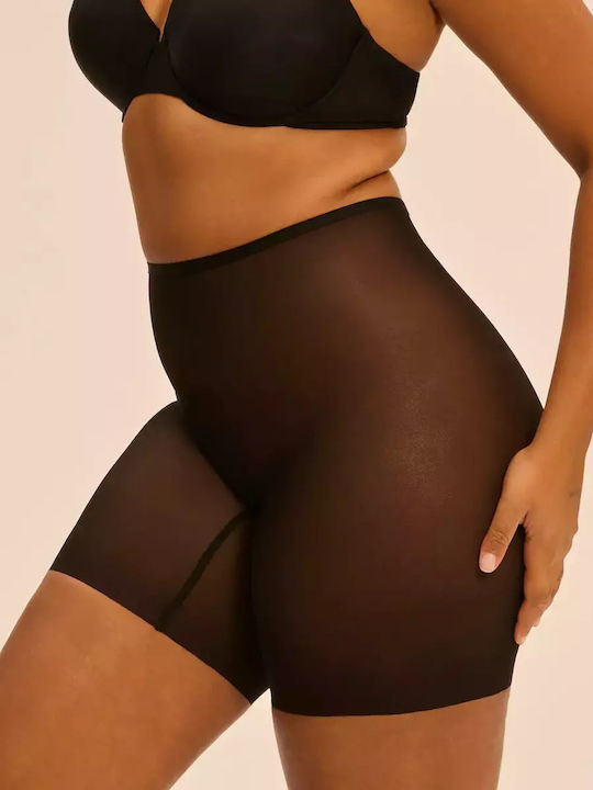 High-waisted Women's Boxer Seamless Black