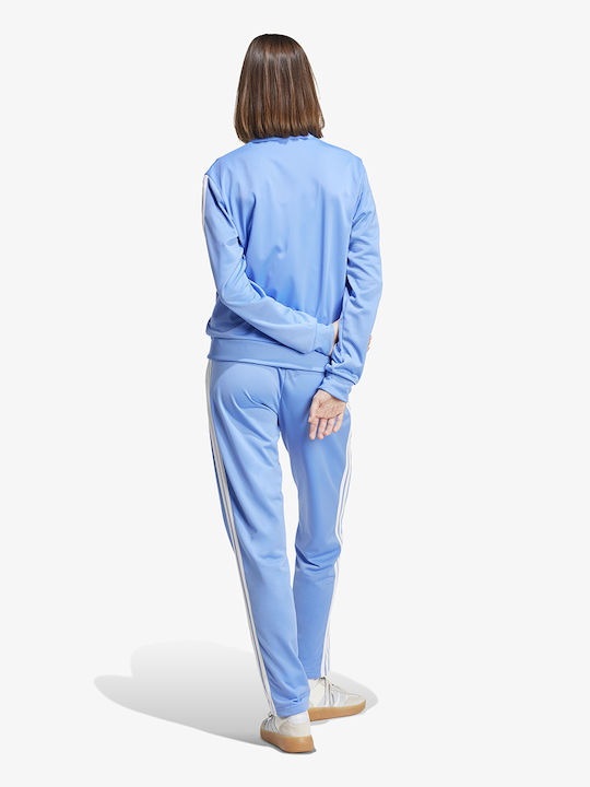 Essentials 3 Stripes Jogginganzug Hellblau