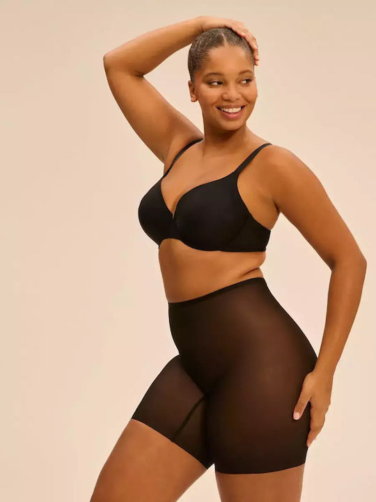 High-waisted Women's Boxer Seamless Black