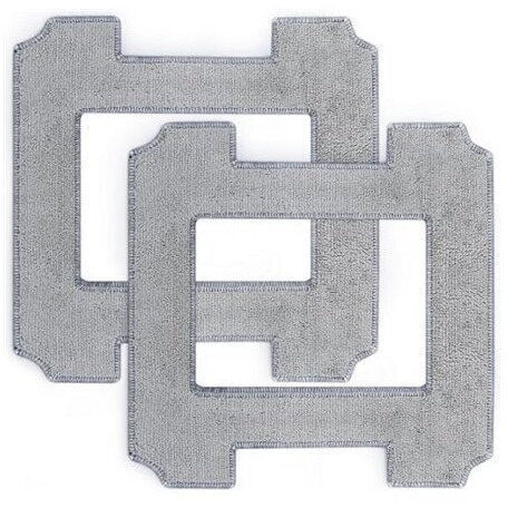 Set 2 Ecovacs Microfiber Cleaning Pads Compatible Winbot Mini Gray