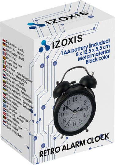 Izoxis Retro Clock Настолен Часовник Червен