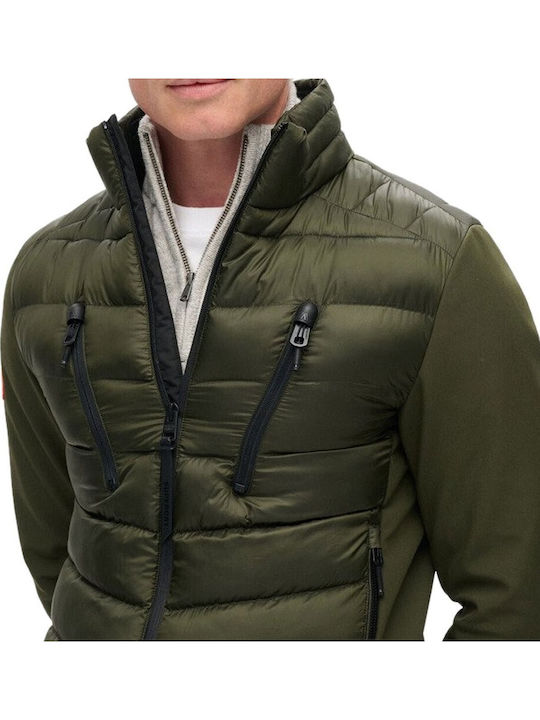 Superdry Storm Jacket Softshell Olive Green, Khaki