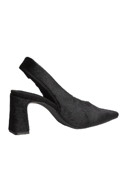 Black Medium Heels