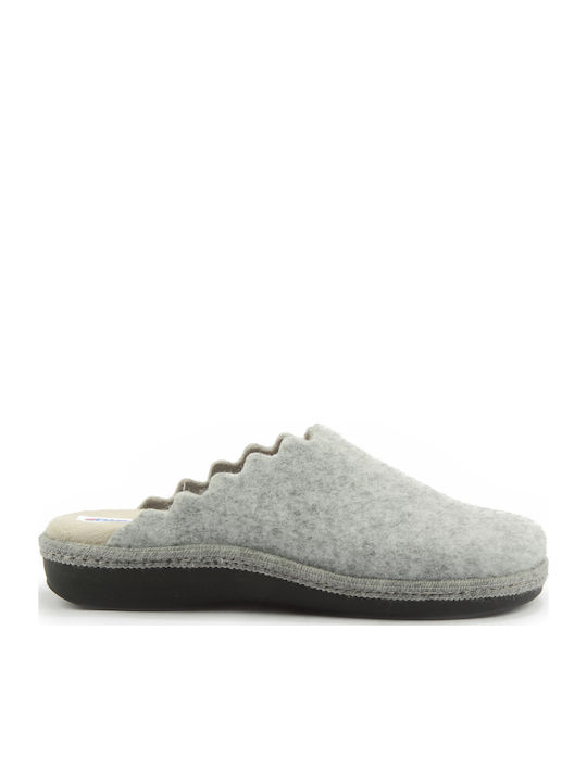 Winter Women's Slippers Gray