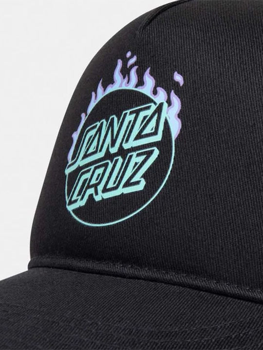 Santa Cruz Minimal Burnt Opus Meshback Капе Черно