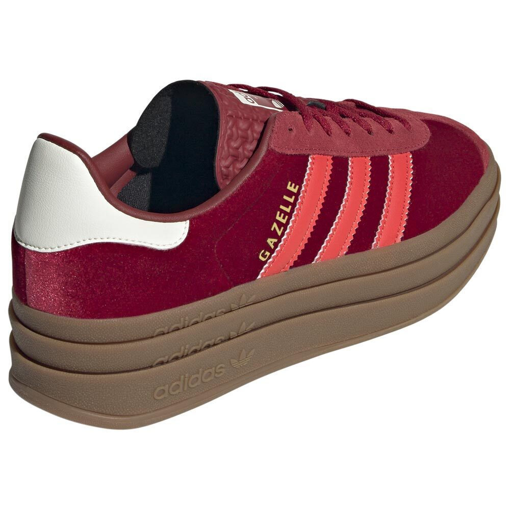 adidas gazelle silver green womens Adidas Gazelle Maroon Chalk White – Flower Kickz main image 1