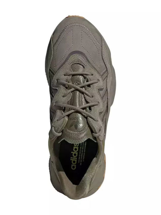 Ozweego Chunky Sneakers Grey / Legend Earth / Raw Khaki