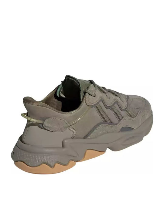 Ozweego Chunky Sneakers Grey / Legend Earth / Raw Khaki