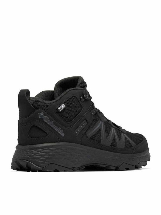 Columbia Peakfreak Ανδρικά Ορειβατικά Μποτάκια Αδιάβροχα Μαύρα