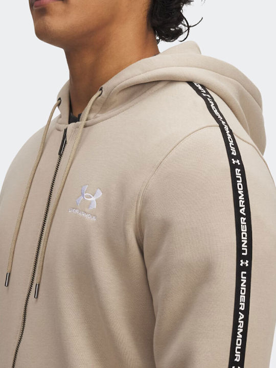 Ανδρική Ζακέτα Fleece Μπεζ