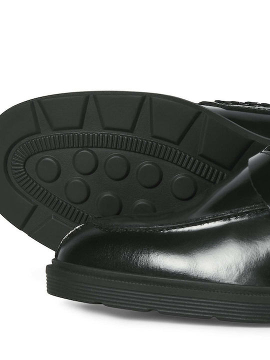 Men's Leather Moccasins Black