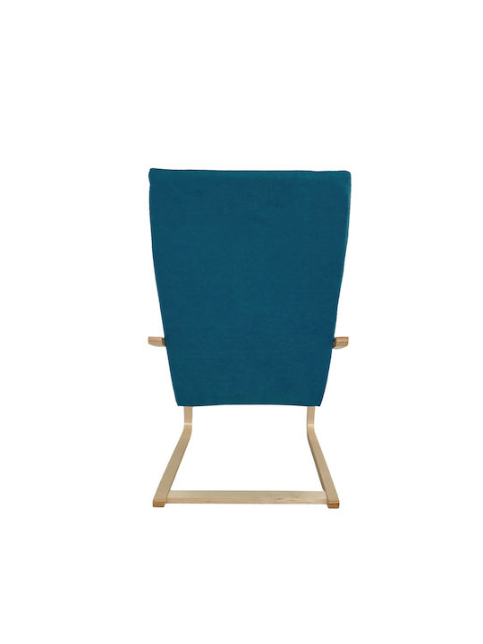 Nordvik Πολυθρόνα Μπλε 60x71x105cm