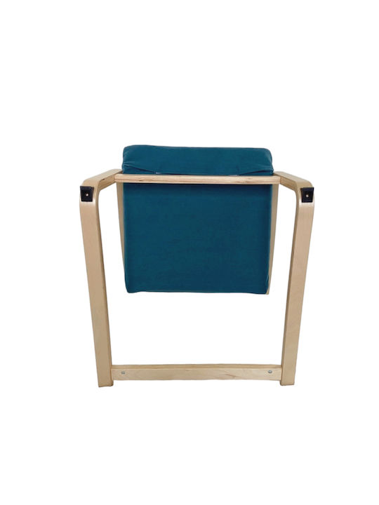 Nordvik Πολυθρόνα Μπλε 60x71x105cm