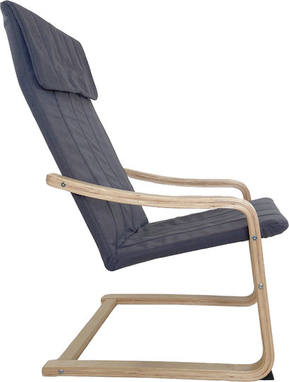 Πολυθρόνα Nordvik 60x71x105cm Πολυθρόνα Nordvik 60x71x105cm