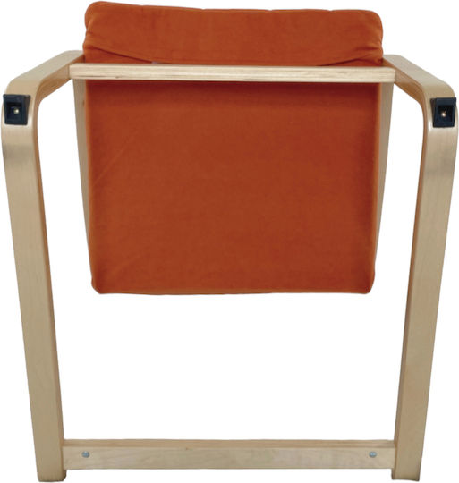 Armchair Orange 60x71x105cm