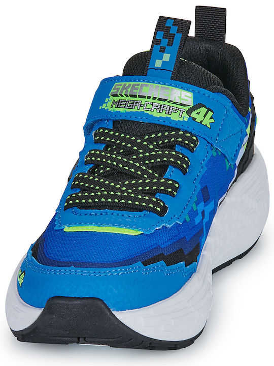 Mega-craft 4K Παιδικά Sneakers με Σκρατς Μπλε