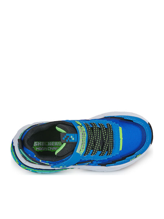 Mega-craft 4K Παιδικά Sneakers με Σκρατς Μπλε