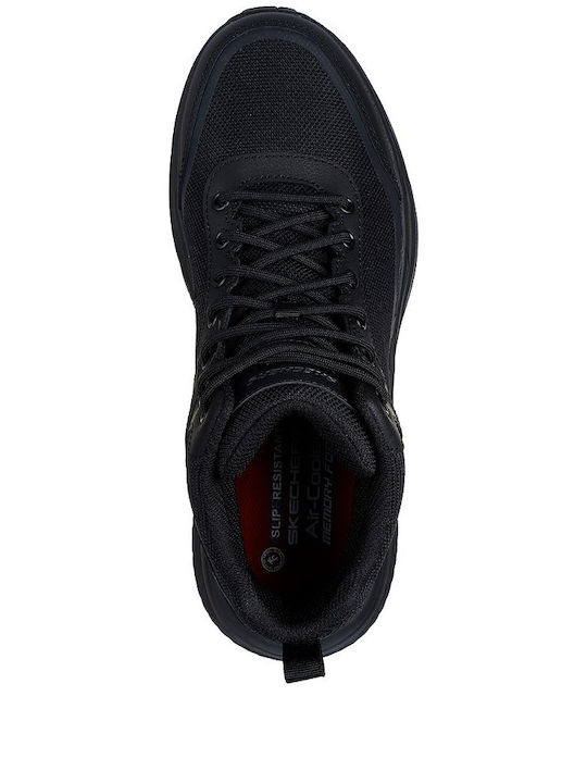 Street Treader Leather Black Men's Boots