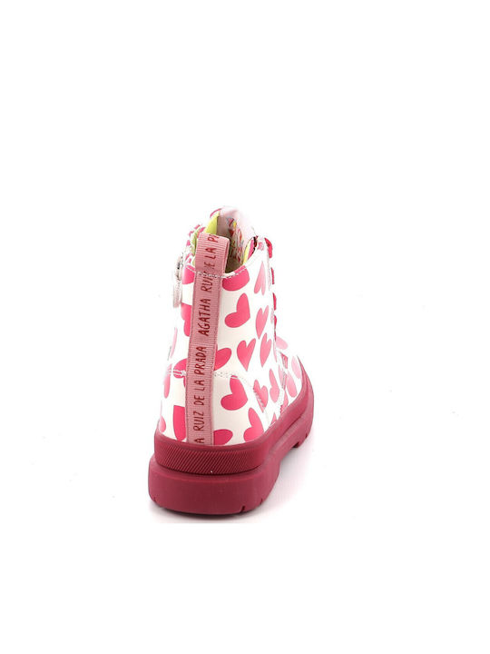 Kids Boots with Laces Multicolored