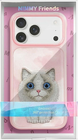 Nimmy Case Big Eyed Pet 2.0 Cat iPhone 17 Pink N-xdy-ip17-07d