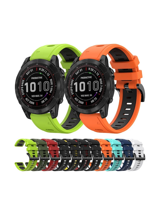 Strap Stainless Steel Red (Garmin Instinct 2)