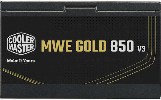 CoolerMaster MWE 850 rev. 3.0 850W Μαύρο Τροφοδοτικό Υπολογιστή Full Modular 80 Plus Bronze