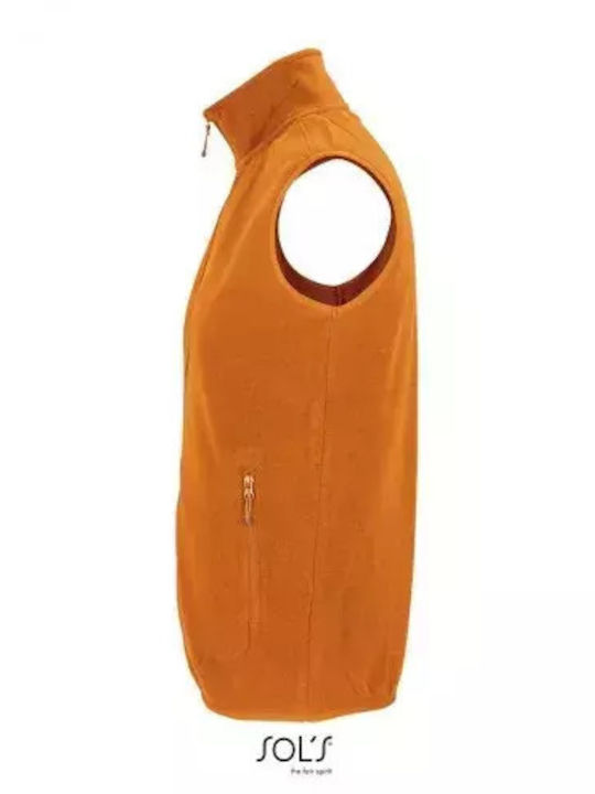 Sol's Factor Ανδρική Διαφημιστική Ζακέτα Αμάνικη Orange