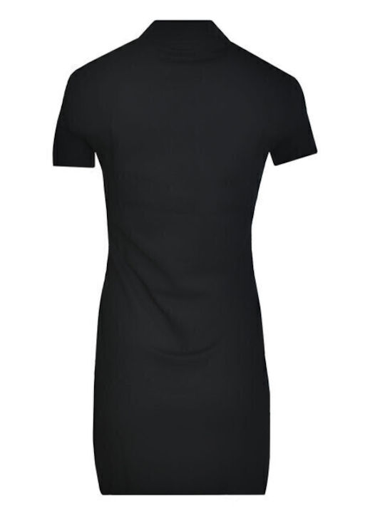 Gail Sommer Mini T-Shirt Kleid Schwarz