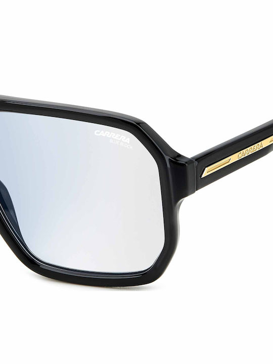Carrera Unisex Ochelari De Soare Cu Ramă Neagră Din Plastic Și Lentile Gri 01/BB 2M2/15