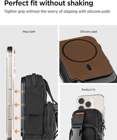 Spigen Organizer Snapzip Magsafe Beutel Schwarz AFA09338