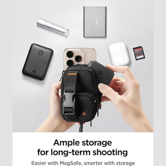 Spigen Organizer Snapzip Magsafe Beutel Schwarz AFA09338